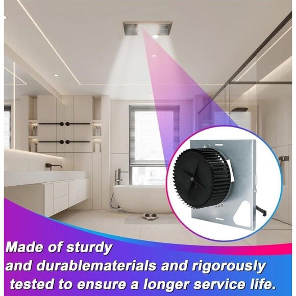 S97015157 Motor Assembly For Broan Nutone 680, 680FL, HD50 676-D/2676F-A MORE B6 - Picture 5 of 9